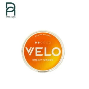 نیکوتین پچ ولو طعم انبه‌  تازه و خنک |Nicotine Pouch VELO Breezy Mango